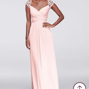 Pink bridesmaid dress Size 2